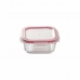 Lunchbox-Set Bergner Q4052 karriert Borosilikatglas (3 pcs)