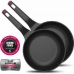 Non-stick frying pan Taurus 980931000 Černý Ø 24 cm Hliník (2 pcs)