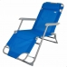 Chaise longue inclinable Colorbaby Acier Bleu Textilène 153 x 47 x 33 cm