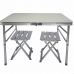 Conjunto de mesa com 2 cadeiras Colorbaby Dobrável Para campismo 90 x 60 x 70 cm