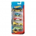 Set mit 5 Autos Hot Wheels 1806 Bunt Orange