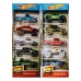 Set mit 5 Autos Hot Wheels 1806 Bunt Orange