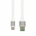 USB-C-kabel till USB Ibox IKUMTCWQC Vit 1,5 m