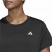 Kortarmet T-skjorte til Kvinner Adidas  for Training Minimal 