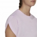Dámské tričko s krátkým rukávem Adidas  trainning Floral  Fialová