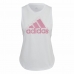 Women's Sleeveless T-shirt Adidas AEROREADY Racerback  White