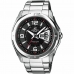 Relógio masculino Casio EF-129D-1AVEF Preto Prateado