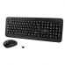 Teclado e Rato Titanum TK108 Preto Qwerty US