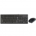 Tastatur mit Maus A4 Tech KM-720620D Schwarz Englisch QWERTY Qwerty US