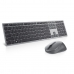 Keyboard and Mouse Dell 580-AJQJ Black Grey Titanium QWERTY Qwerty US