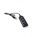 USB Hub Vakoss TC-234UX Hvid Sort