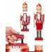 Decorative Figure Nutcracker Red Music Movement Extendable Plastic