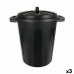 Balde de Lixo Dem 70 L Preto 56 x 45 x 60 cm (3 Unidades)