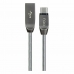 USB A til USB C Kabel DCU 30402015 metallisk Sølv 1 m