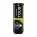 Tennisbollar Brilliance Dunlop 601326 Gul Svart (3 pcs)