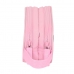 Double Carry-all Benetton Vichy Pink (21 x 8 x 6 cm)
