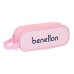 Double Carry-all Benetton Vichy Pink (21 x 8 x 6 cm)