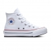Detské vychádzkové topánky Converse All-Star Lift High Biela