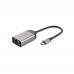 Adaptador USB C para Rede RJ45 Hyper HD425B Prata