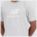 Herren Kurzarm-T-Shirt New Balance Essentials Grau