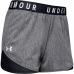 Naisten urheilushortsit Under Armour Play Up 3.0 Twist Tumman harmaa Musta