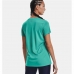 Damen Kurzarm-T-Shirt Under Armour Tech SSV Solid Aquamarin