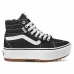 Casual Damenturnschuh Vans Filmore Hi Tapered Platform Schwarz