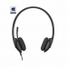 Auriculares con Micrófono Logitech 981-000475           USB 1,8 m Negro