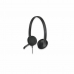 Auriculares con Micrófono Logitech 981-000475           USB 1,8 m Negro