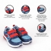 Buty sportowe z LED Spider-Man Velcro Niebieski