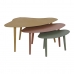 Set of 3 tables DKD Home Decor Monivärinen 100 x 60 x 41 cm