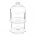 Burk Villa Patisserie Choklad Transparent Glas 9 x 16,5 x 9 cm