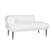 Sofa DKD Home Decor Hvit Svart Metall Scandi 127,5 x 73,5 x 64 cm