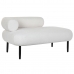 Canapé DKD Home Decor Blanc Noir Métal Scandi 127,5 x 73,5 x 64 cm