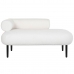 Sofa DKD Home Decor Hvit Svart Metall Scandi 127,5 x 73,5 x 64 cm