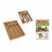 Οργανωτής Μαχαιροπήρουνων Quttin Bamboo 34 x 26 x 4 cm (8 Μονάδες)