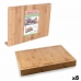 Бамбуковая Разделочная Доска для Кухонной Стойки Quttin 88909 (35 x 25 x 1,2 cm) Бамбук (8 штук)