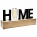 Dekorativ figur Atmosphera 'Home' LED Lys (34 x 16 x 8 cm)