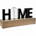 Dekorativ figur Atmosphera 'Home' LED Lys (34 x 16 x 8 cm)