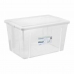 Storage Box with Lid Tontarelli 54 L Transparent (59 X 39 x 33 cm)