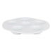 Snack Bowl Inde 729c3 White Porcelain 6 compartments