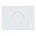 Assiette plate Gourmet Porcelaine Blanc (29,5 x 22 x 3 cm)