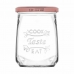 Frasco de Vidro Transparente Inde Tasty 550 ml Com tampa (12 Unidades)