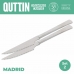 Set med köttknivar Madrid Quttin Madrid (21 cm) 21 x 2 cm 2 Delar (2 antal)