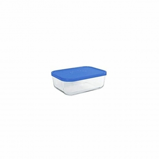 Lunch Box Ermetico Borgonovo Rettangolare Trasparente (14,5 x 10 x 6 cm)