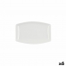 Serveringsfat Quid Gastro Kvadrat Keramikk Hvit (25,2 x 16 x 2 cm) (6 enheter)