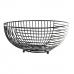 Vaisių dubuo DKD Home Decor Juoda Metalinis 28 x 28 x 12 cm