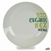 Plochá Mísa Organic Porcelán 24,4 x 2,6 x 24,4 cm (10 kusů)