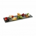 Bandeja de Aperitivos Kinvara SJ5015 Negro 50 x 0,5 x 15 cm (12 Unidades)