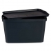 Κουτί αποθήκευσης με Καπάκι Ανθρακί Πλαστική ύλη 24 L 29,3 x 24,5 x 45 cm (x6)